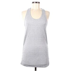 Athleta Women’s Active Seamless Scoop Neck Razor Bk Heather Gray Tank Top Size-M